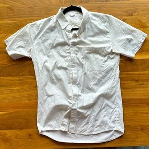 American Apparel Short Sleeve Button Down - Men’s - White
